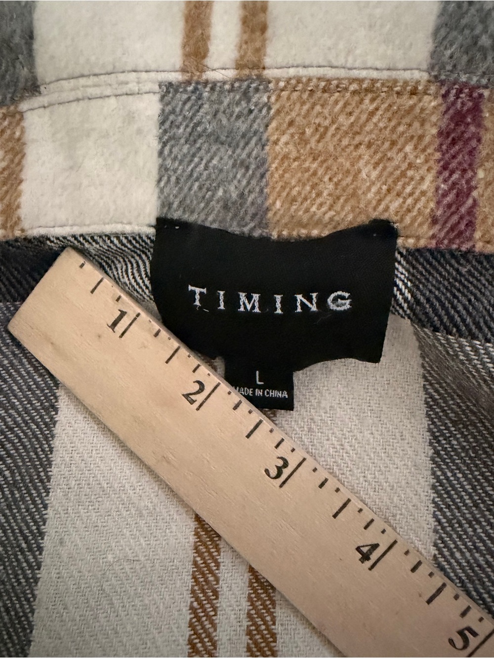 TIMING | Large | Button-Front | Shacket - Picture 2 of 6
